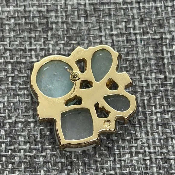 Kate Spade Green Gemstone Cluster Earrings - Picture 8 of 9